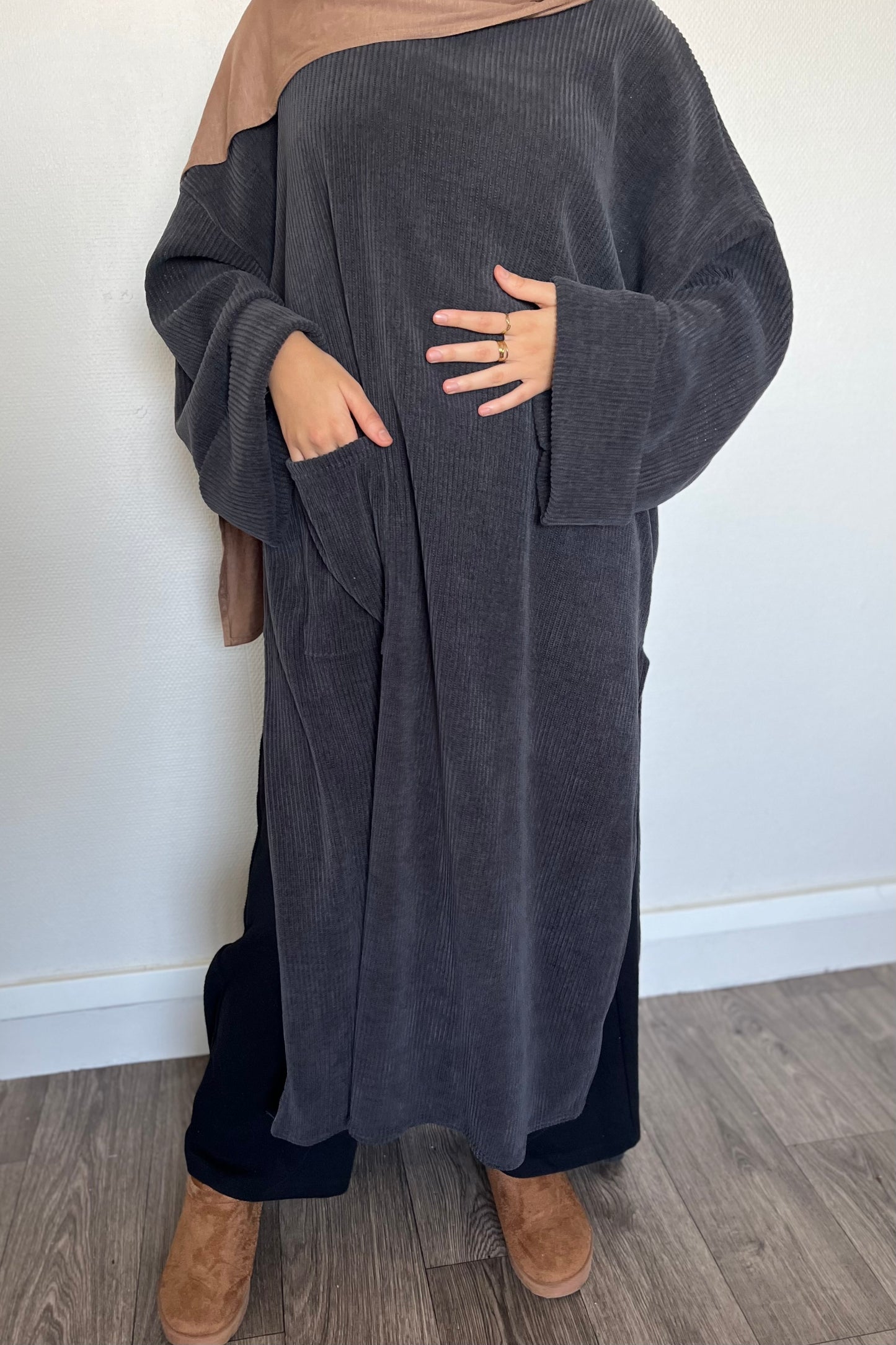 Robe pull Imen GRIS
