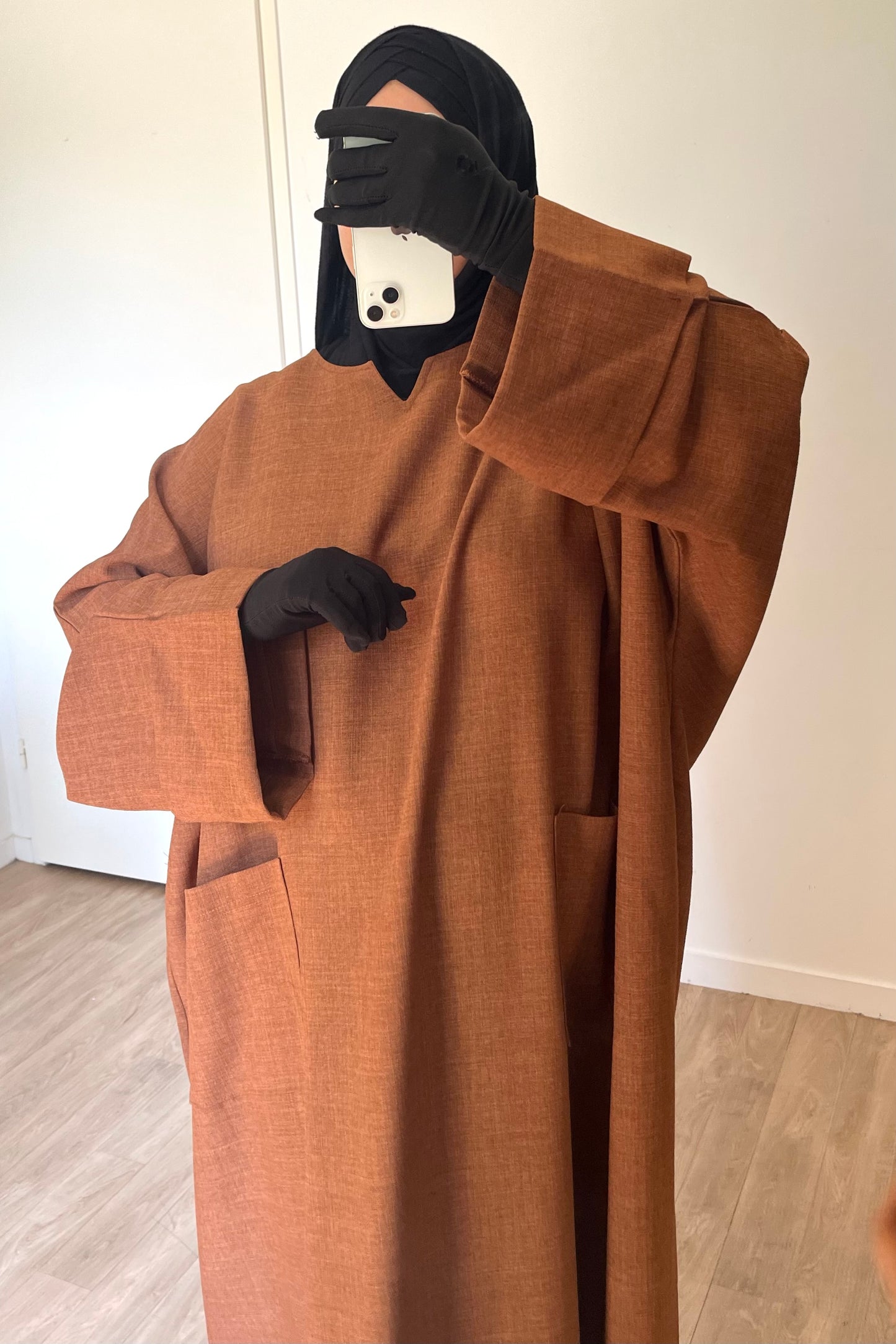 Abaya Aïcha Rouille