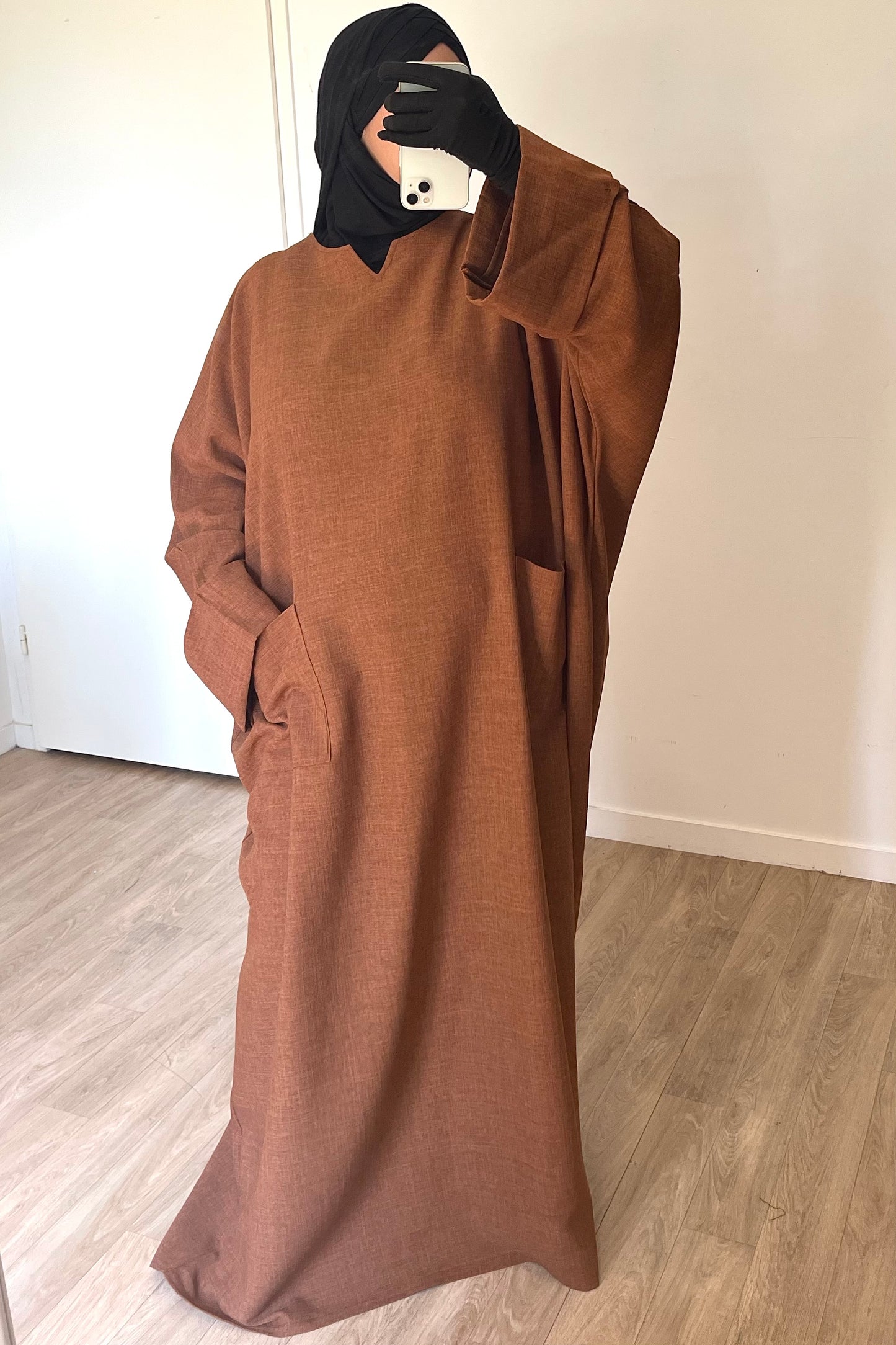 Abaya Aïcha Rouille