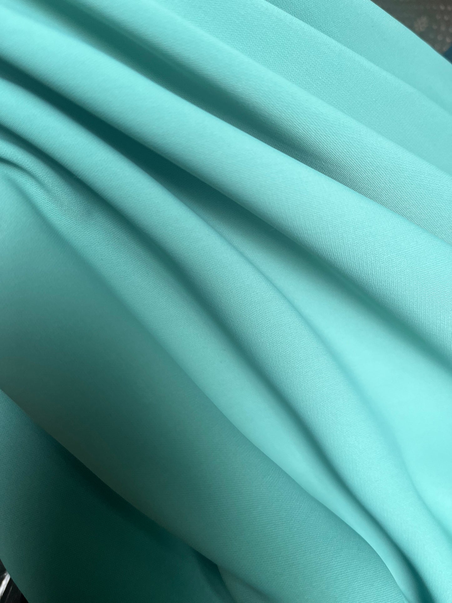 JILBAB EN SOIE DE MEDINE VERT MENTHE