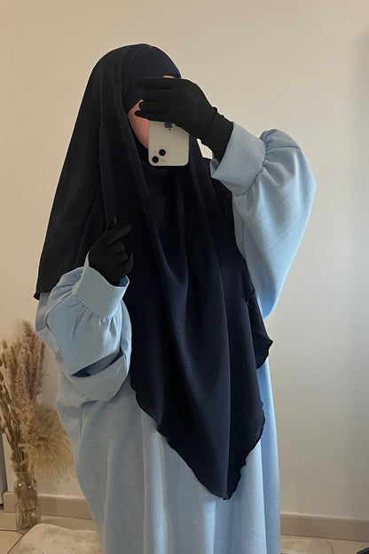 Khimar en Jazz Bleu Foncé