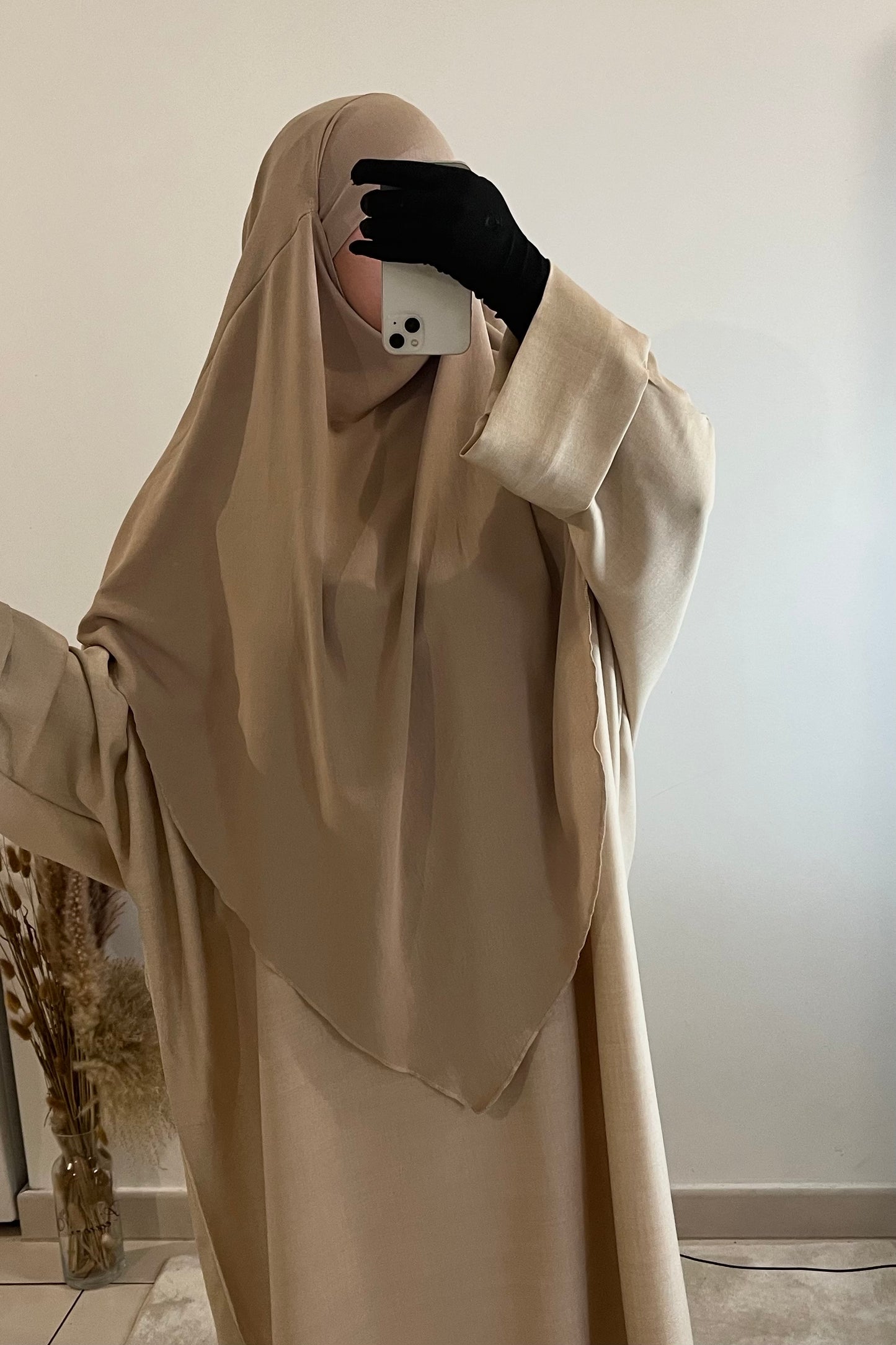 Khimar en Jazz Beige