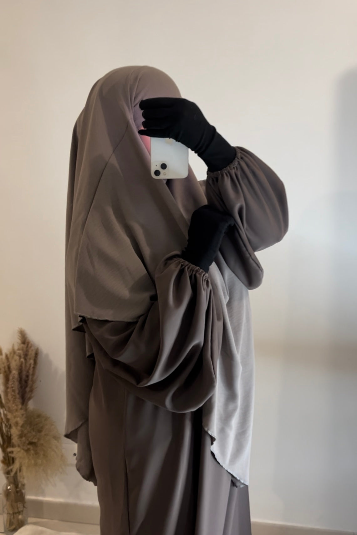 Khimar en Jazz Taupe