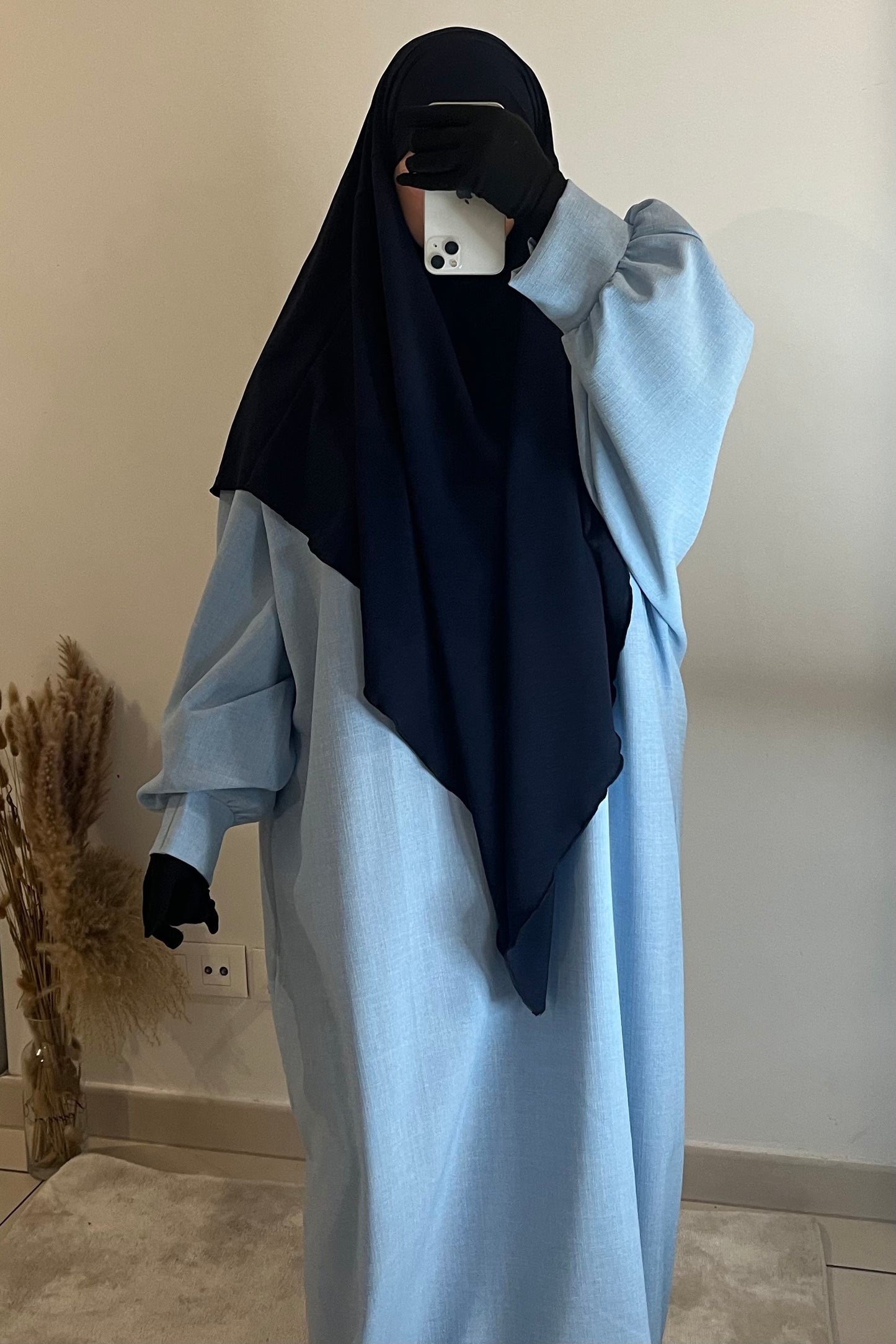 Khimar en Jazz Bleu Foncé