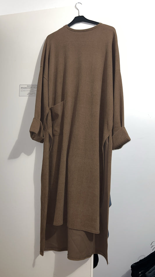 Robe pull Imen CAMEL