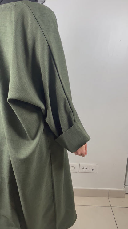 Ensemble Abaya Kimono effet Lin Soheila